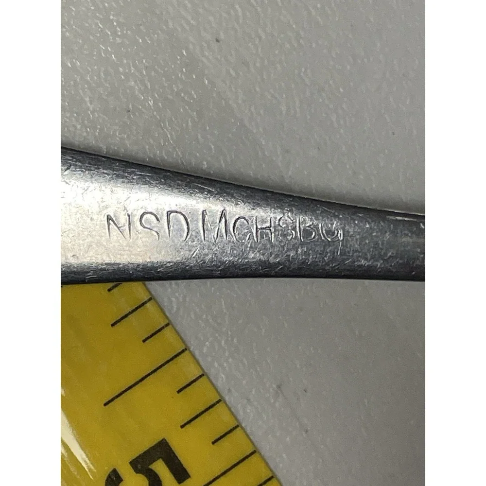 NSD mchsb Engraved Stamped Spoon SILCO Stainless‎ Vintage